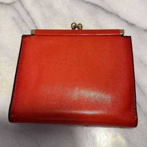 Vintage Bosca wallet buttery soft red leather made in USA - Picture 4 of 11